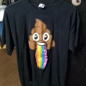 Rainbow poop shirt